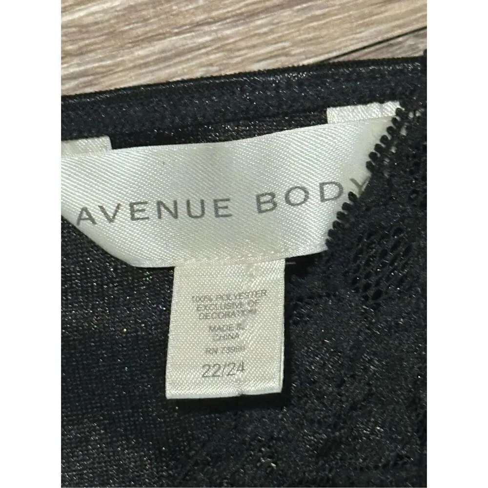 Avenue body velvet velour gown nightie slip chemise 22/24